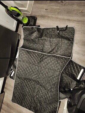 1pc Black Car Trunk Mat With Raised Edges For Anti-Slippery And Waterproof...